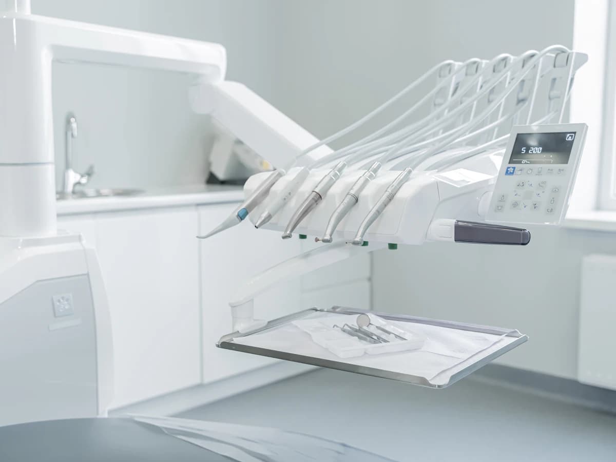 A modern dental operatory set up for implant treatment