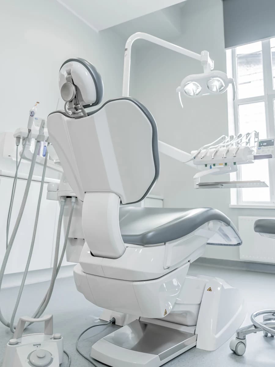 The chair where a same-day whitening session happens
